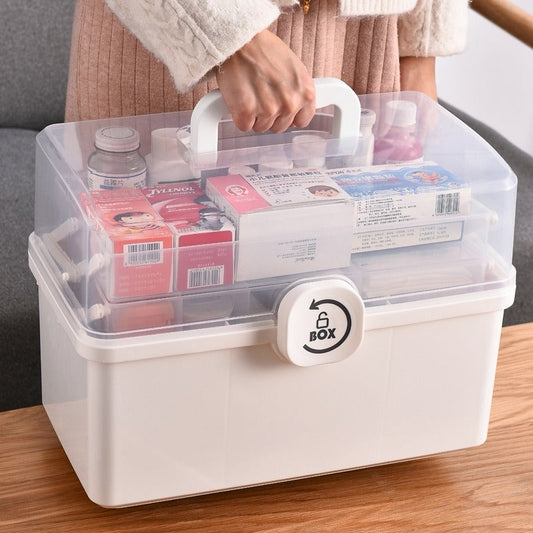 Protable Multilayer Medicine Storage Box