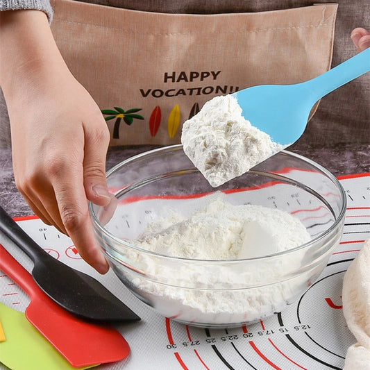 1pc Silicone Spatula Heat Resistant Non-Stick Flexible Rubber Kitchen Essential